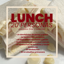 LUNCH (20 personas)