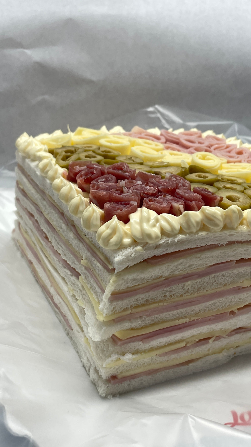 TORTA PARA CUMPLE, ¡PERO DE SÁNDWICHES! 😱😏