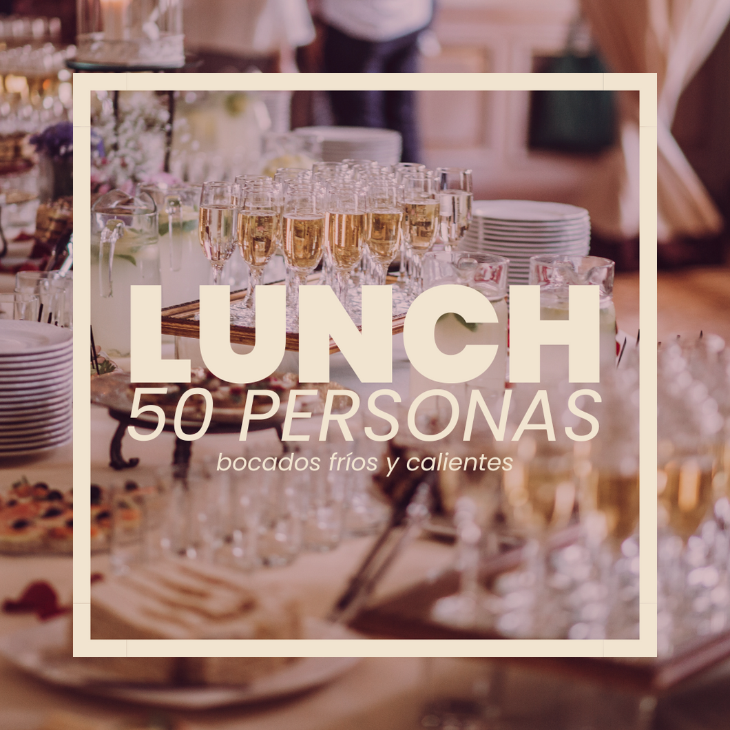 Lunch para 50 invitados